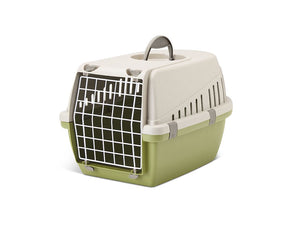 Savic Trotter 1 Happy Planet Pet Transport Box - GREEN 1 - Shopivet.com