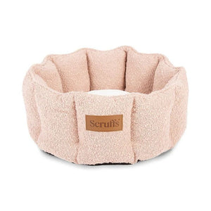 Scruffs Boucle Cat Bed - Pale Rose - Shopivet.com