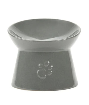 Scruffs Classic Raised Feeder Cat Bowl - Grey 12cm - Shopivet.com