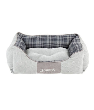 Scruffs Highland Box Dog Bed - Grey Small - Shopivet.com