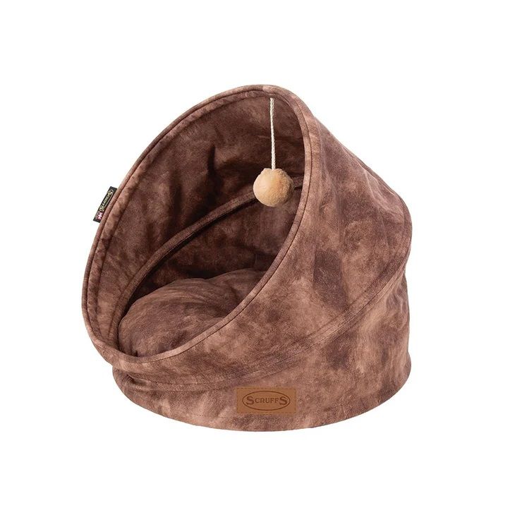 Scruffs Kensington Cat Bed - Chocolate - Shopivet.com