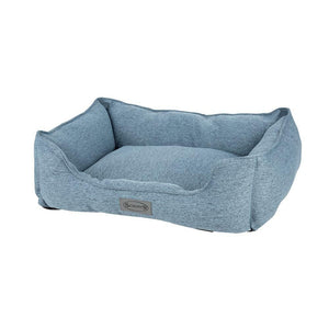 Scruffs Manhattan Box Dog Bed - DENIM BLUE Medium - Shopivet.com