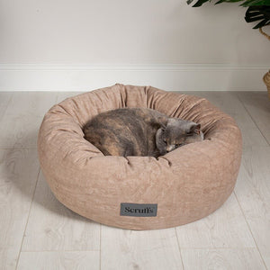 Scruffs Oslo Donut Dog Bed - Desert Sand Medium - Shopivet.com