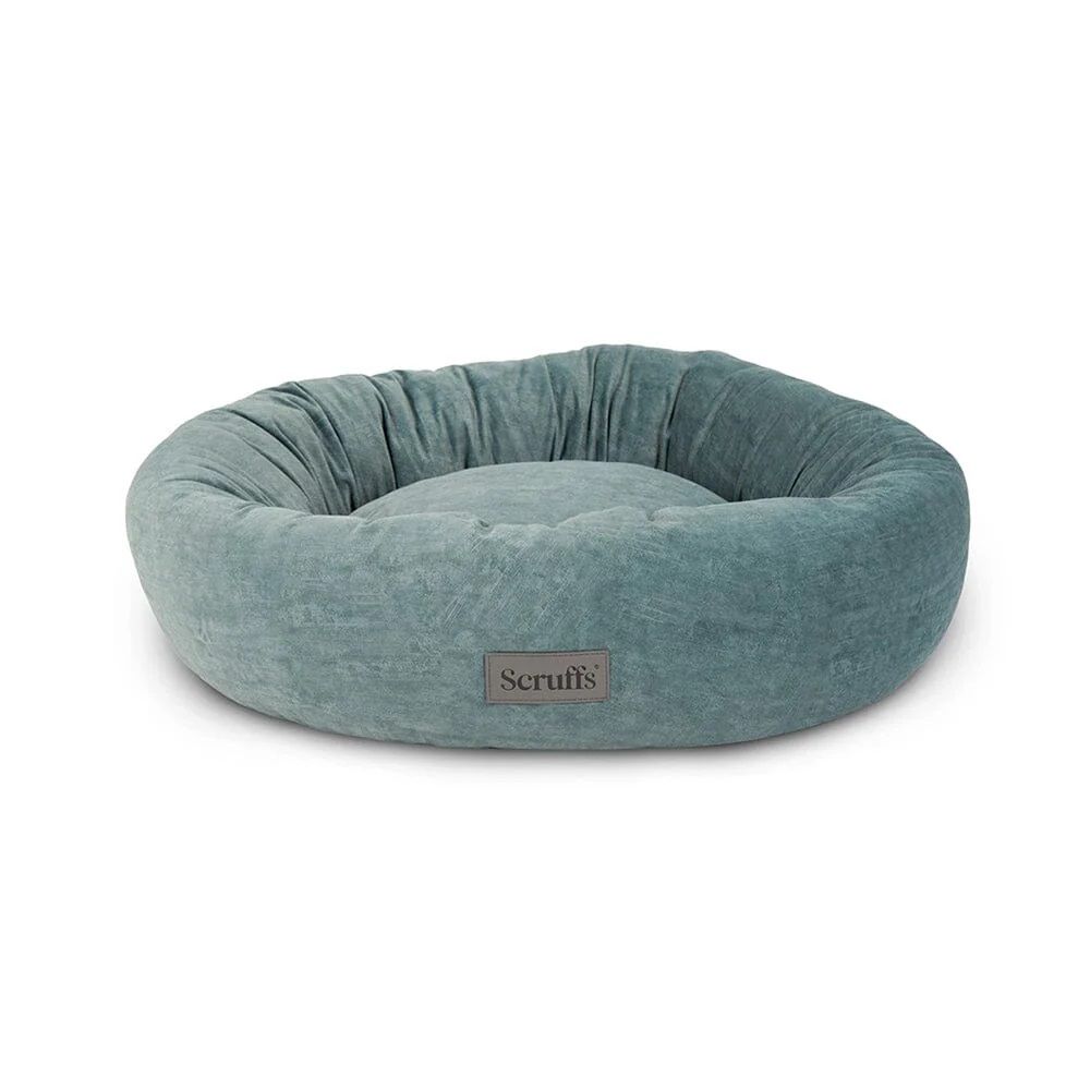 Scruffs Oslo Donut Dog Bed - Lake Teal Medium - Shopivet.com