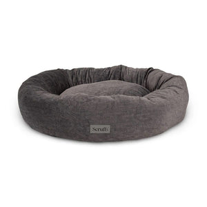 Scruffs Oslo Donut Dog Bed - Stone Grey Medium - Shopivet.com
