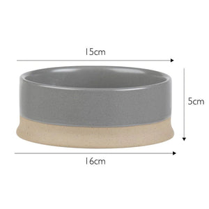 Scruffs Scandi Non - Tip Dog Bowl - Grey 16cm - Shopivet.com