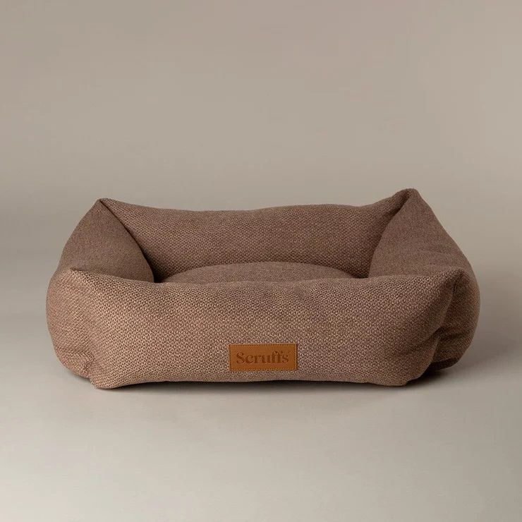 Scruffs Seattle Box Dog Bed - Sienna Brown Medium - Shopivet.com
