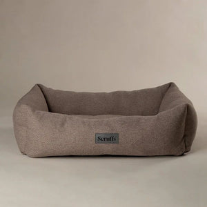Scruffs Seattle Box Dog Bed - Stone Grey Medium - Shopivet.com