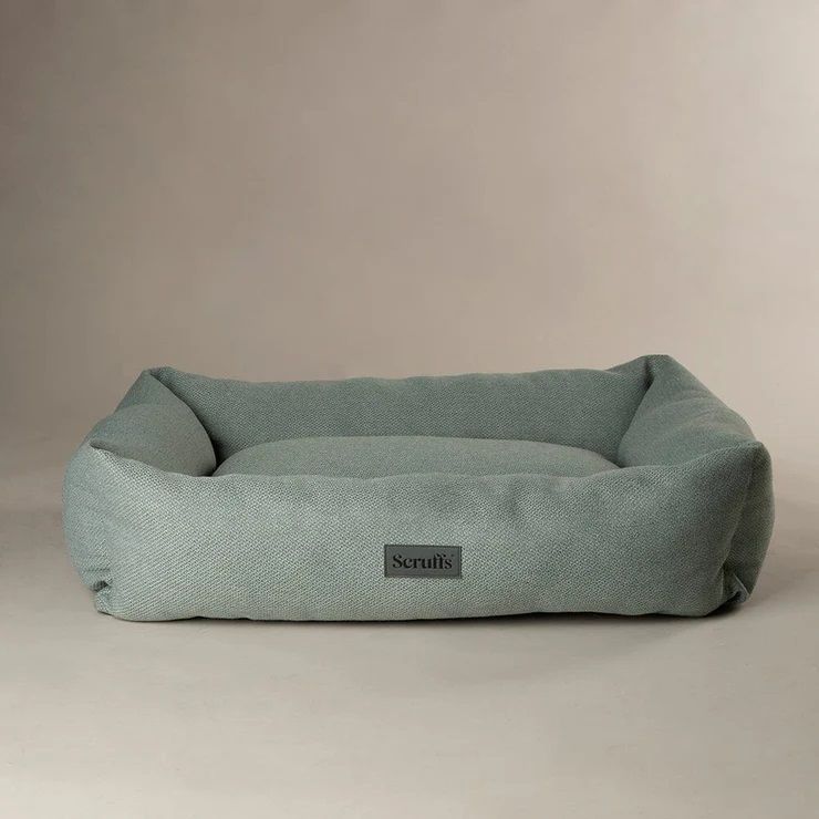 Scruffs Seattle Box Dog Bed - Topaz Green Medium - Shopivet.com