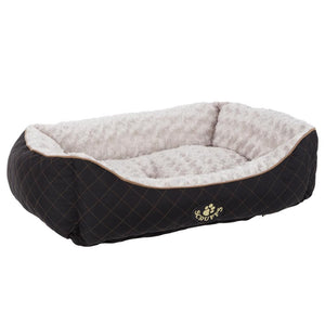 Scruffs Wilton Box Dog Bed - Black Small - Shopivet.com