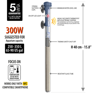 SCUBA CONTACTLESS SUBMERSIBLE HEATER 300W