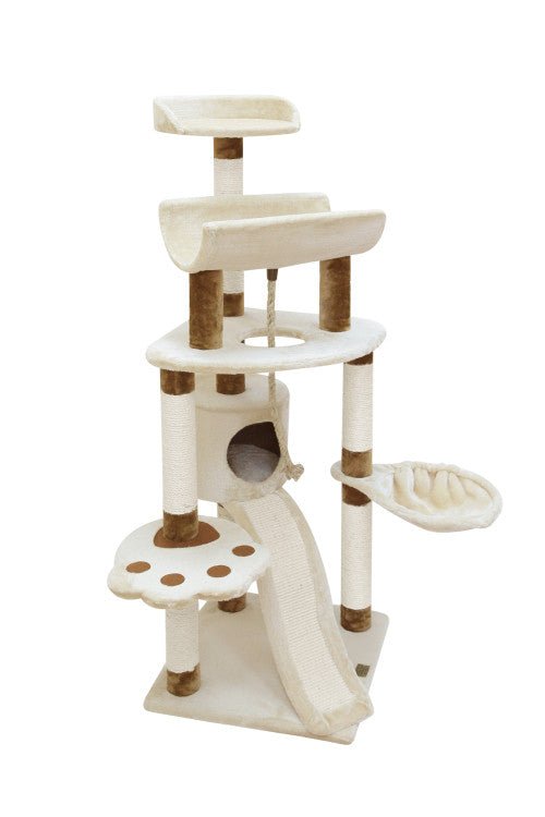 SHANTAL Cat Pole - Beige-Brown - Shopivet.com