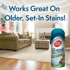 Simple Solution Extreme Carpet Shampoo Pet Stain and Odor Remover, 1 L - Shopivet.com