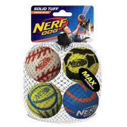 Solid Tuff Sports Balls Medium (Pack of 4) - Shopivet.com