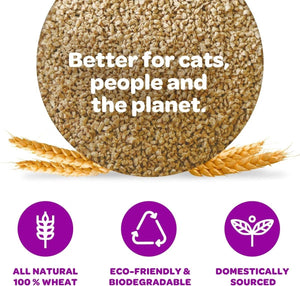 sWheat Scoop Fresh Linen Natural Fragrance Formula Fast Clumping Cat Litter - 11.33KG - Shopivet.com