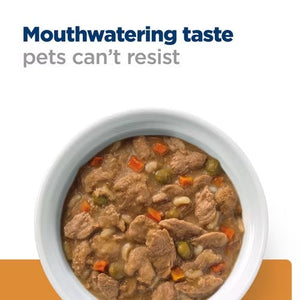 Hill’s Prescription Diet k/d Canine Stew with Chicken & added Vegetables Dog Food (12x354g)