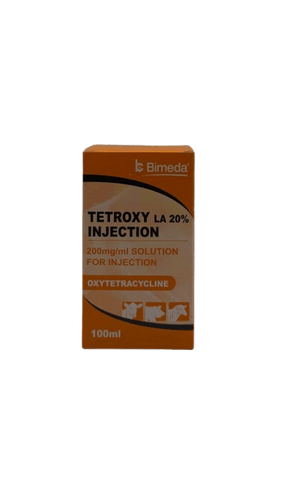 TETROXY LA 20% 100ml (Oxytetracycline) - Shopivet.com
