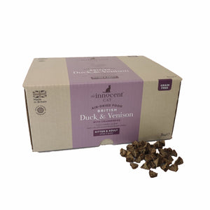 The Innocent Cat Air - Dried Duck & Venison with Cranberry Kitten & Adult Dry Cat Food 1.5kg - 1.5kg - Shopivet.com