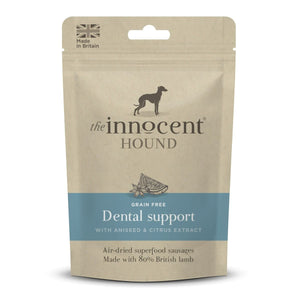 The Innocent Hound Dental Support British Lamb Aniseed & Citrus Exract Dog Sausages 5 pcs - 5pcs - Shopivet.com