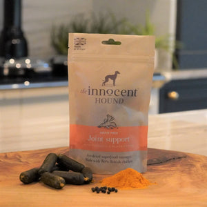The Innocent Hound Joint Support British Chicken Turmeric & Pepper Dog Sausages 10pcs - 10pcs - Shopivet.com