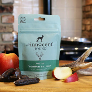 The Innocent Hound Venison with Chopped Apple Dog Sausages 7pcs - 7pcs - Shopivet.com