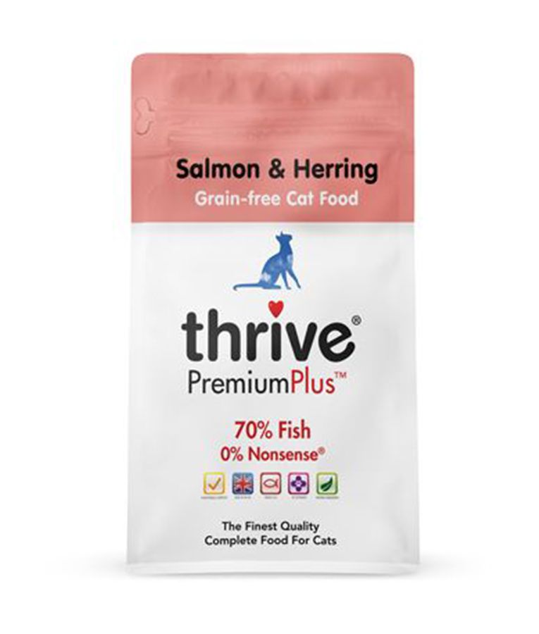 Thrive PremiumPlus Salmon & Herring Dry Cat Food 1.5kg - 1.5kg - Shopivet.com