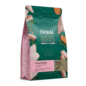Tribal Fresh Pressed Complete Fresh Chicken Puppy Dry Dog Food - 2.5kg - Shopivet.com