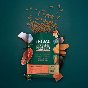 Tribal Fresh Pressed Complete Fresh Salmon Adult Dry Dog Food - 2.5kg - Shopivet.com