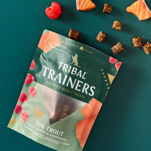 Tribal Trainers Trout Quinoa & Raspberry Dog Treats 80g - 80g - Shopivet.com
