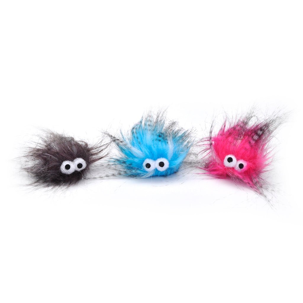 Turbo Plush Monsters Bulk Cat Toy Bin – 51 pcs - Shopivet.com