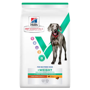 Hill’s Vet Essentials Multi-Benefit + Weight Adult Large Dry Dog Food With Chicken (14kg)