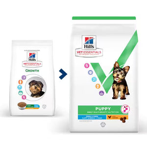 Hill’s Vet Essentials Multi-Benefit Small & Mini Puppy Dry Food with Chicken (2KG) (EXP: 8.25)