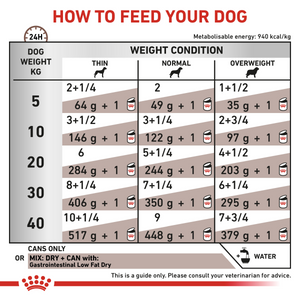 Vet Health Nutrition Canine Gastrointestinal Low Fat (Wet Food - Cans) 12 x 200 g