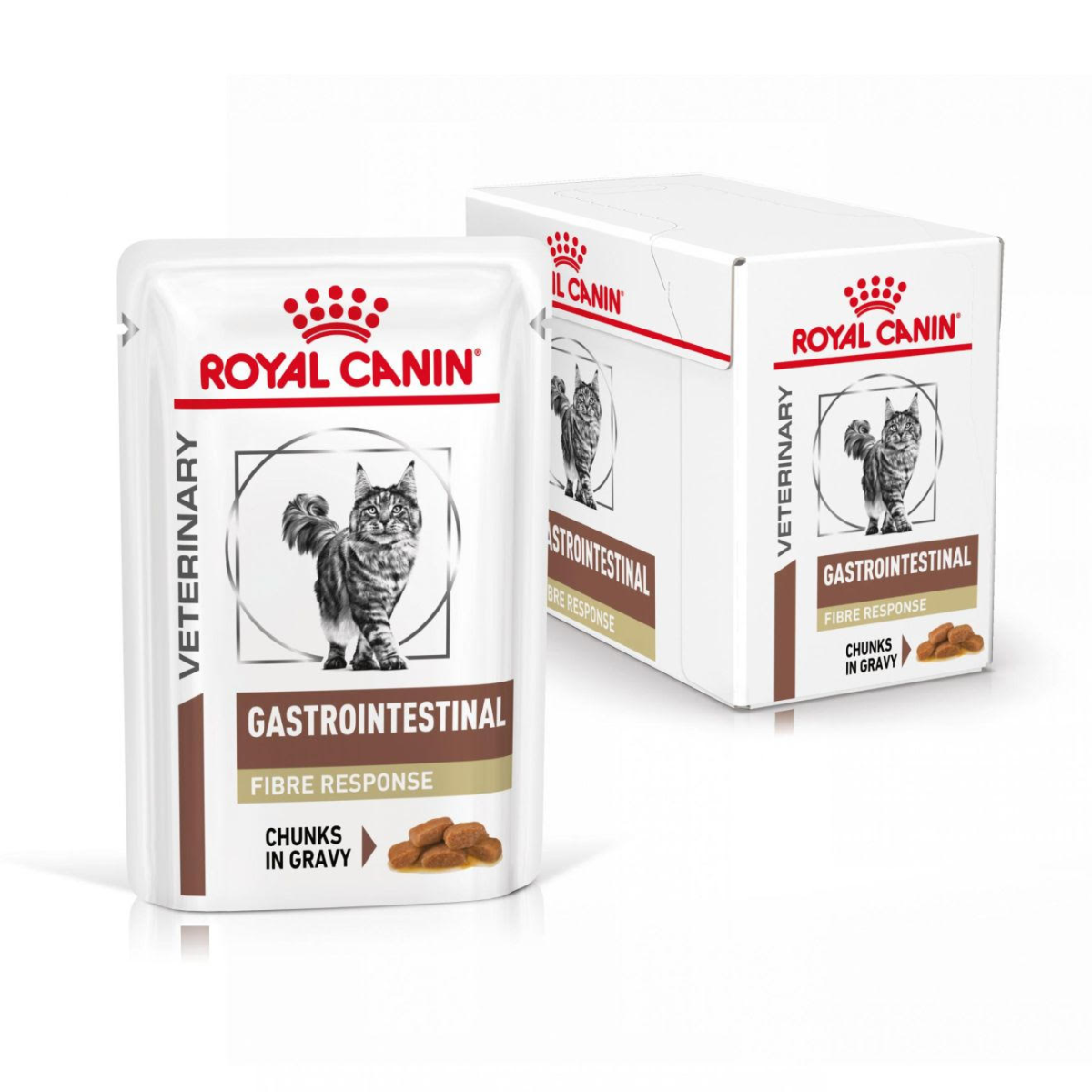 Vet Health Nutrition Feline Gastrointestinal Fibre Response Gravy (Wet Food - Pouches) 12 x 85 g