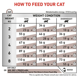 Vet Health Nutrition Feline GastroIntestinal Moderate Calorie 2 kg