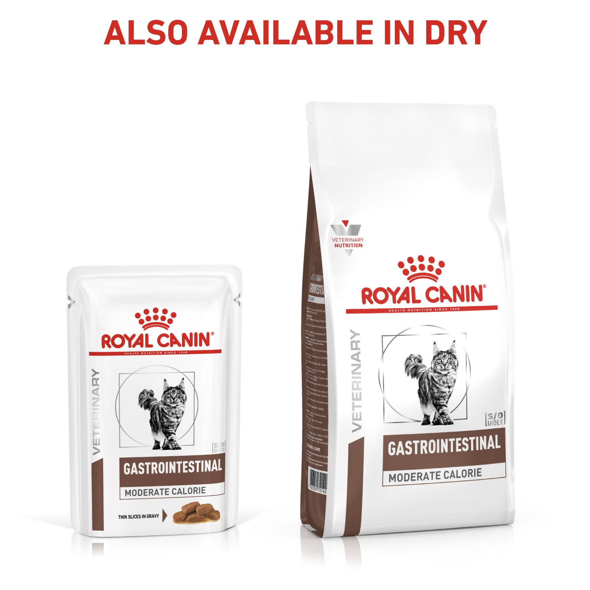 Vet Health Nutrition Feline GastroIntestinal Moderate Calorie (Wet Food - Pouches) 12 x 85 g