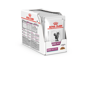 Vet Health Nutrition Feline Renal with Fish (Wet Food - Pouches) 12 x 85 g