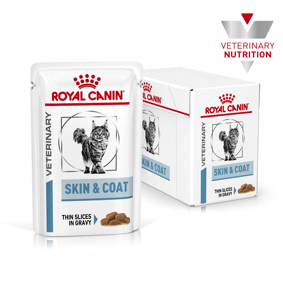 Vet Health Nutrition Feline Skin & Coat (Wet Food - Pouches) 12 x 85 g