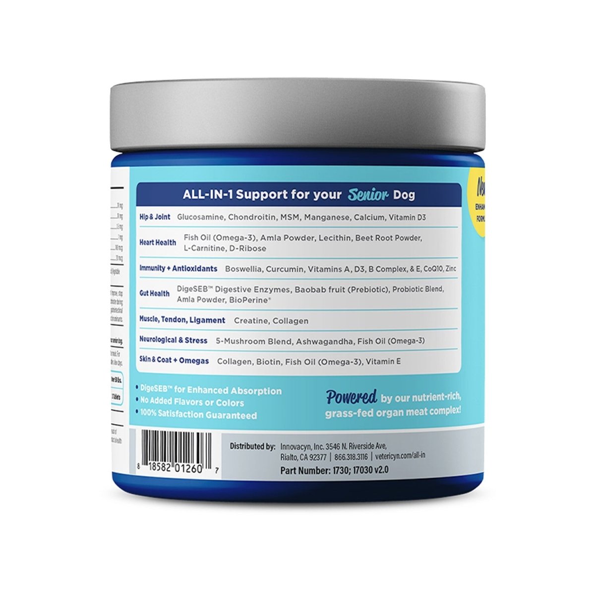Vetericyn® ALL - IN Dog Supplement – Senior - Shopivet.com