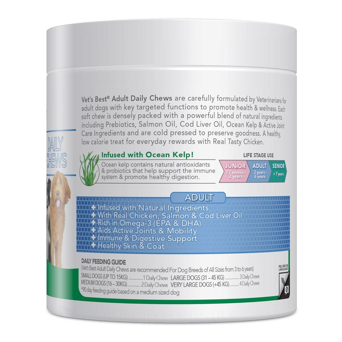 Vet’s Best Daily Chews (180 Soft Chews) – Adult - Shopivet.com