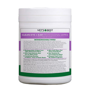 Vet’s Best Ear & Eye Wipes – 160 Pack - Shopivet.com