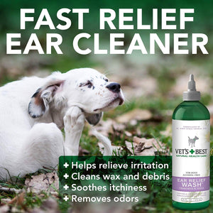 Vet’s Best Ear Relief Wash (16oz) - Shopivet.com
