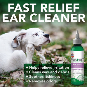 Vet’s Best Ear Relief Wash (4oz) - Shopivet.com