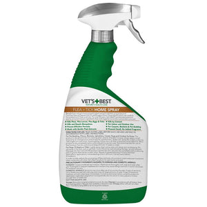 Vet’s Best Flea and Tick Home Treatment Spray 32 oz - Shopivet.com