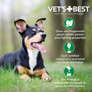 Vet’s Best Flea + Tick Yard & Kennel Spray (32 oz) - Shopivet.com