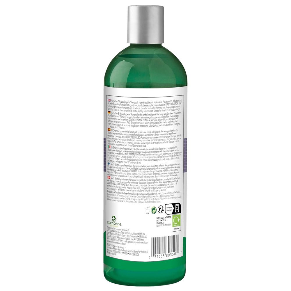 Vet’s Best Hypo - Allergenic Shampoo (16oz) - Shopivet.com