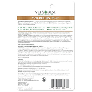 Vet’s Best Tick Killing Spray for Dogs and Puppies, 1 fl. oz. - Shopivet.com
