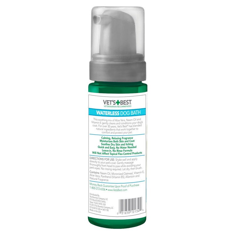 Vet’s Best Waterless Dog Bath 5oz - Shopivet.com