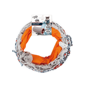 Vintage cat - Cat Tunnel Orange