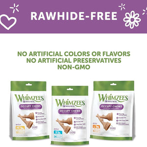 WHIMZEES Occupy Antler Natural Dental Chews for Dogs – Large (6pc) - Shopivet.com